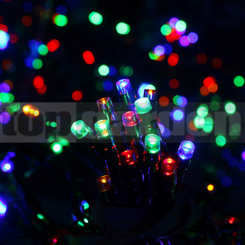 1000 LED Szolár lánc multi color