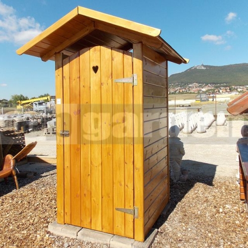 Dřevěné zahradní WC LUX