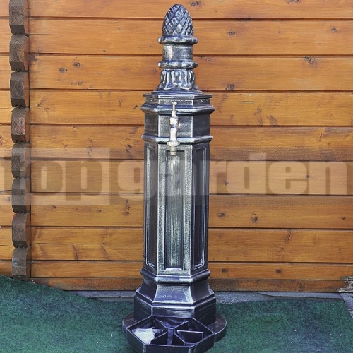 Hydrant antik striebro