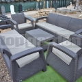 Záhradný nábytok Corfu BT pre 8 osôb