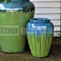 Amfora Athena Marble Green Apple 45cm