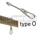 Hák na houpačku typ O 120mm