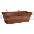 Truhlík s háčikmi Window Box terracotta