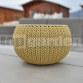 Závěsný květináč cozies S hořčičný 224784