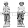 Kislány beton szobor ART 010