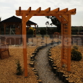 Kerti pergola egyenes tetejű