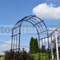 Fém pergola fekete