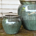 Virágcserép Artemis Moss Green 29 cm