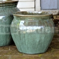 Virágcserép Artemis Moss Green 42 cm