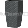 Virágcserép Casa Mesh antracit 517576