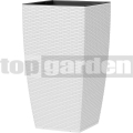 Virágcserép Casa Mesh fehér 517575