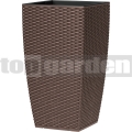 Virágcserép Casa Mesh barna 517577