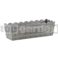 Virágkapsó Country 75 cm szürke 515254