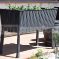 Virágláda Easy Grow 120L barna