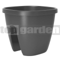Korlát virágcserép My City Garden granit 515016