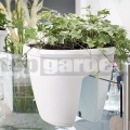 Korlát virágcserép My City Garden White 515015