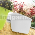 Korlát virágcserép My City Garden White 515388