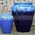 Amfora Athena Marble Green Blue 72cm