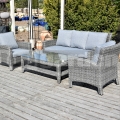 Műrattan kerti bútor Harmony grey