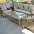 Rattan kerti asztal Harmony