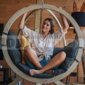 Függő fotel Zosia szürke