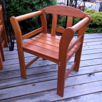 Fa kerti székek