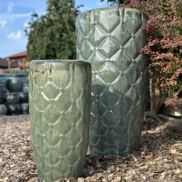 Vysoké keramické kvetináče – amfory