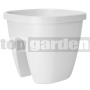 Kvetináč na zábradlie My City Garden White 515015