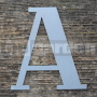 Nerezové súpisné písmeno veľké "A"
