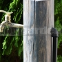 Stĺpik na vodu s umývadlom Natur staro šedá