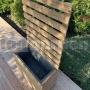 Drevený kvetináč Pinus s mriežkou XL