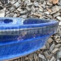 Glazovaná podmiska Blue 35 cm