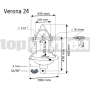 Záhradná studnička VERONA granit 2408