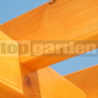 Drevená pergola rovná