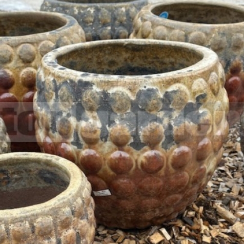 Kvetináč Hemera Angkor Red Cooper 42cm