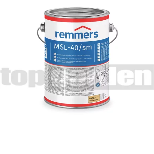 MSL-40/SM - UV lazúra bezfarebná 2,5l
