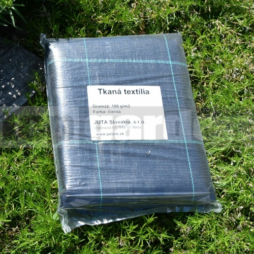 Agrotextília 1,6m čierna tkaná 100g/m2 Agrotextília 1,6m čierna tkaná 100g/m2
