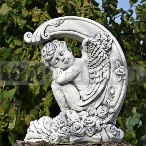 Angyal szobor rózsákkal ba 215