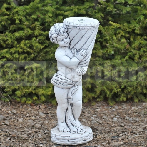 Kisfiú szobor virágcseréppel ba 121