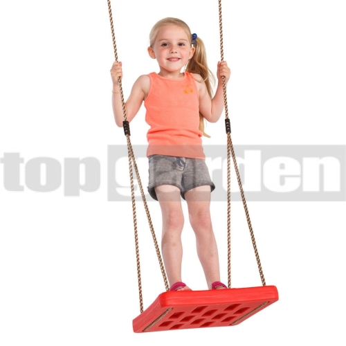 Dětská houpačka Foot swing červená