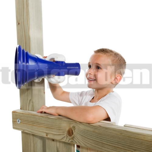 Dětský megafon modro-bílý