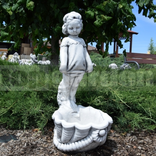 Kaspó kislány szoborral ba 191