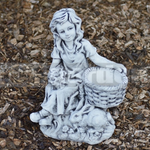 Kislány nyúllal szobor ba 172