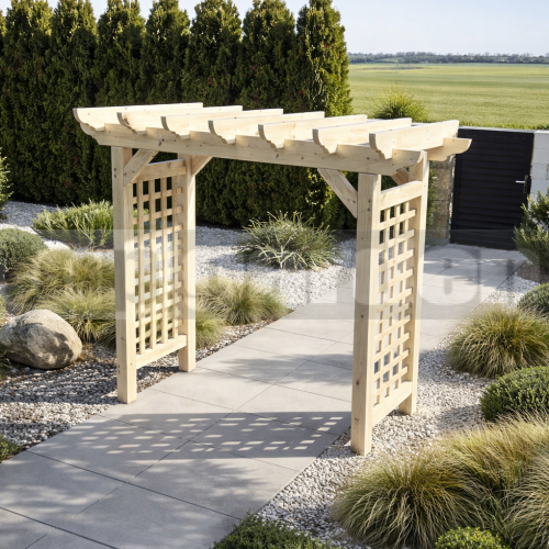 Drevená pergola Klematis