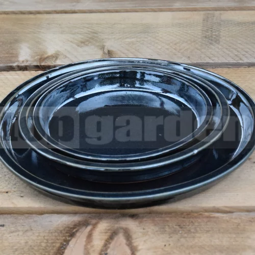 Glazovaná podmiska Black 21 cm Glazovaná podmiska Black 21 cm