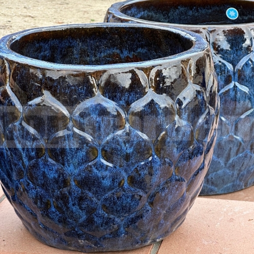 Kvetináč na balkón Hermes Pacific Blue 42 cm