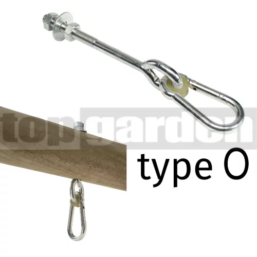 Hák na hojdačku typ O 120mm