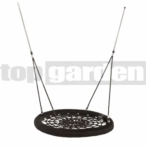 Hojdacie hniezdo Rosette čierne 120cm