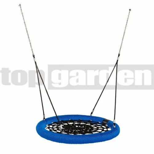 Hojdacie hniezdo Rosette modro-čierne 120cm