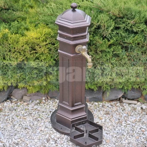 Zahradní vodovodní sloupek PISA hammer bronz Zahradní vodovodní sloupek PISA hammer bronz